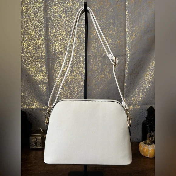 Elim & Paul Dome Crossbody Bag in Chalk - Picture 3 of 9